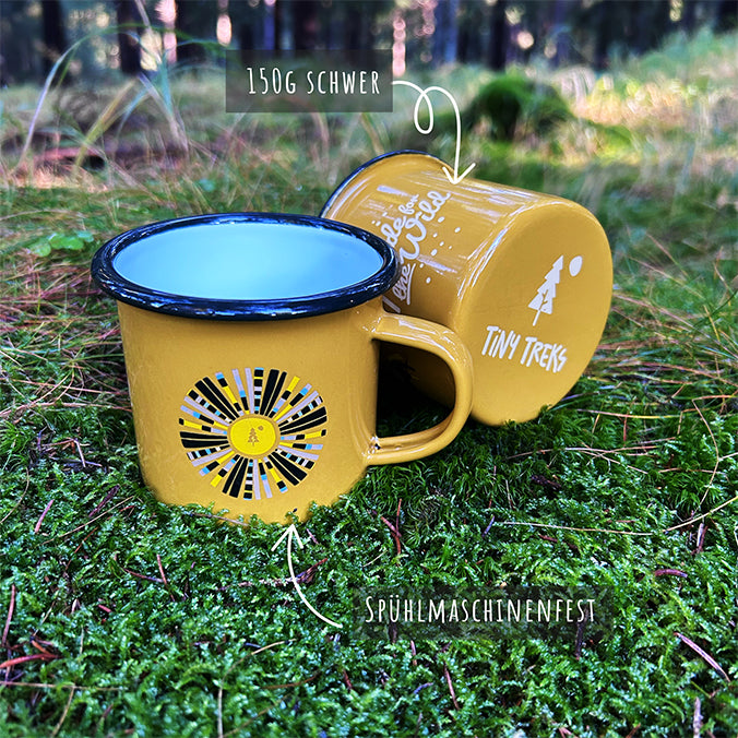 Emaille Tasse Galoppa