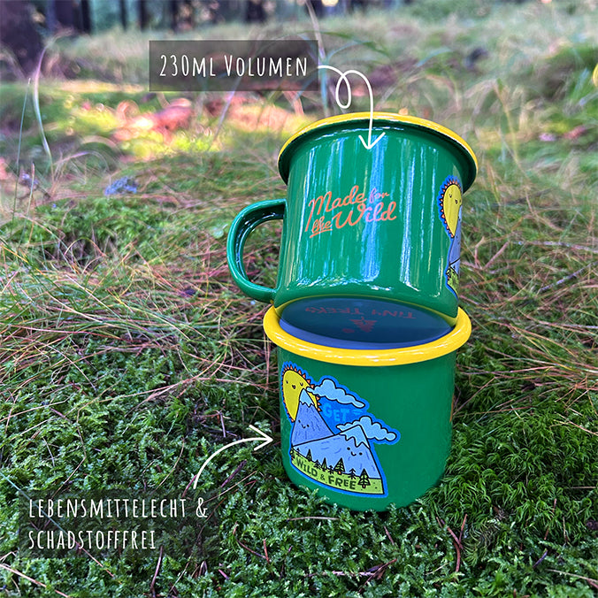 Emaille Tasse Nox