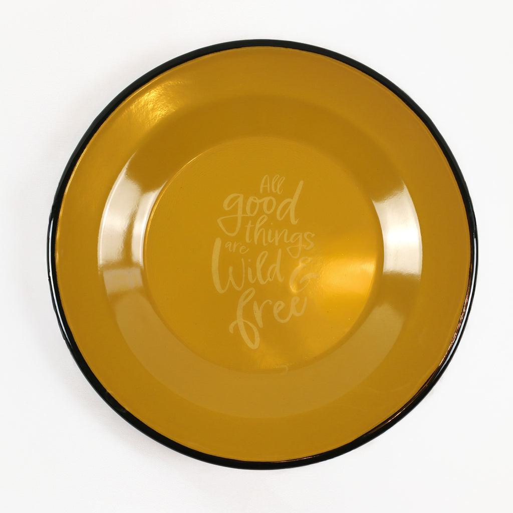 Emaille Teller Tivy B-Ware